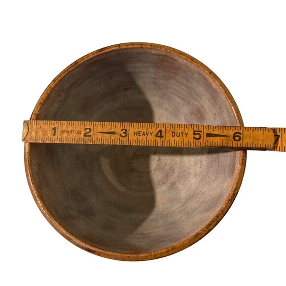 Art Pottery Raven Bowl By Celtic Raven Studio Black Orange - Picture 8 of 8